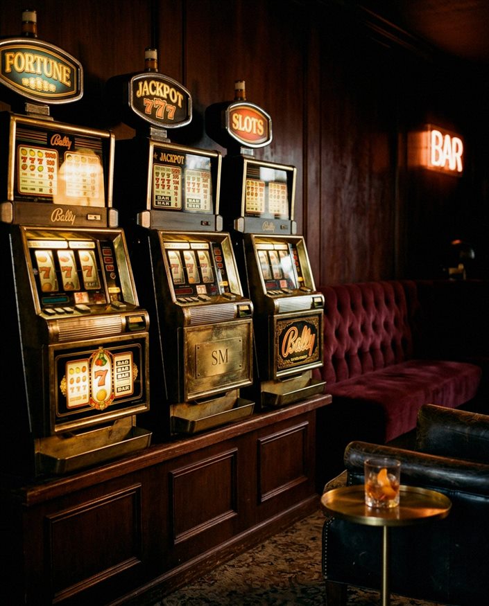 Hands holding smartphone with casino card game displayed